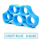 Silicone Finger Exerciser Hand Strengthener 6 Resistance Levels for Grip, Arthritis, Rehab, Climbing, Guitar