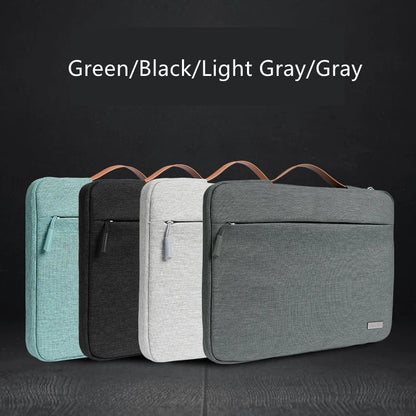 Multi-Pocket Shockproof Laptop Sleeve with Handle 13–16 Inch