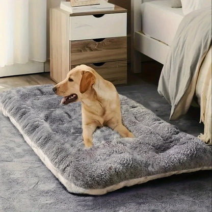 Plush Dog Bed Sofa - Thickened Super Soft Polyester Pet Mat for Small, Medium & Large Dogs