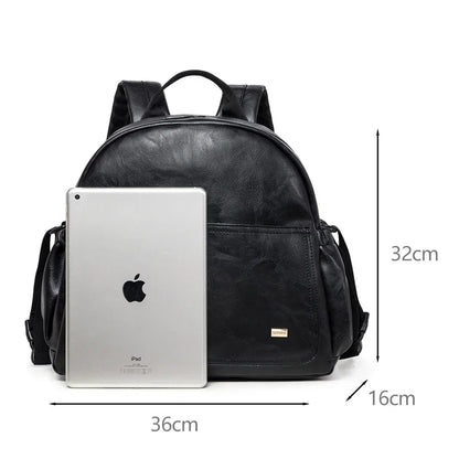 Large Capacity Waterproof Diaper Bag Backpack – Nappy Changing Bag for Moms