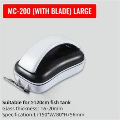 Magnetic Floating Algae Scraper for Aquarium Glass — Strong Magnetic Fish Tank Brush (Multiple Sizes)