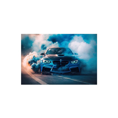 Luxury Racing Car Graffiti E30 Sports Car, Wall Art, HD Canvas Printing Poster, Home, Living Room, Room Decor Supplies