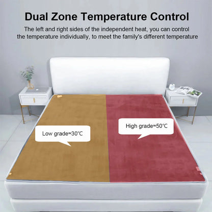 Electric Heating Blanket – Double Body Warmer with Thermostat