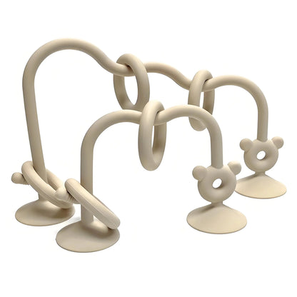 Silicone Desktop Bead Wrap Baby Learning Toy