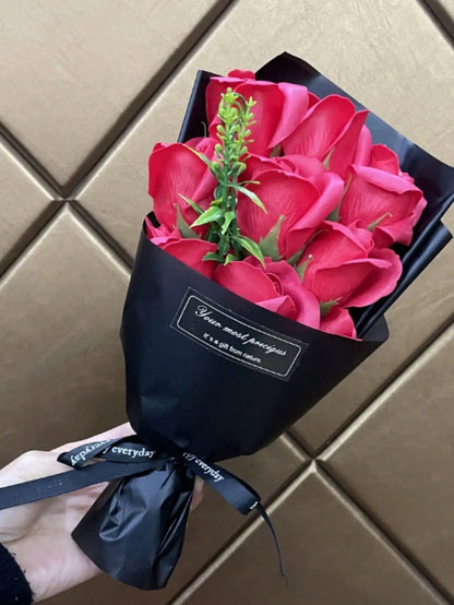 Mini Rose Soap Flower Gift Bouquet – Handcrafted Soap Roses for Mother’s Day, Valentine’s Day & Weddings