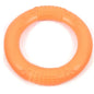 Orange Dog Flying Disc & Training Puller — Durable EVA Chew-Resistant Interactive Toy for Puppies to Large Dogs