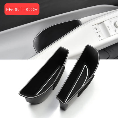 Car Door Handle Storage Tray Organizer for ID.4, Armrest Holder — 2pc (Front) or 4pc (Front & Rear)