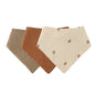 Baby Cotton Bandana Bibs - Triangle Burp Cloths for Feeding & Drool, 16.5 x 7.5 in (42 x 29 cm) - 3/4/5-Pack Unisex