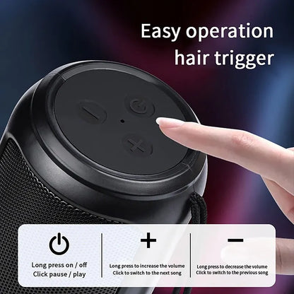 Mini Bluetooth Speaker Portable 5W Wireless Speaker with 52mm Driver, Deep Bass, 10m Range, 500mAh Battery