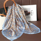 Luxury Satin Silk Square Scarf – Shawl, Hijab & Fashion Wrap 2023