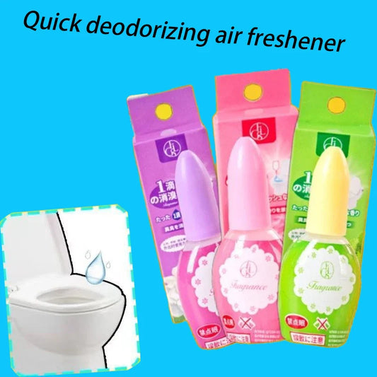 20ml (0.68 fl oz) Long-Lasting Toilet Deodorizer & Aromatherapy Air Freshener — Fast Odor Eliminator for Bathroom, Drain, Sink, Trash Can