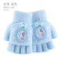 Kids Winter Plush Cartoon Mittens - Warm Gloves for Children Ages 2–6