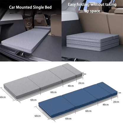 Car Mattress Camping Bed Folding Bed Travel Sleeping Pad Office Rest