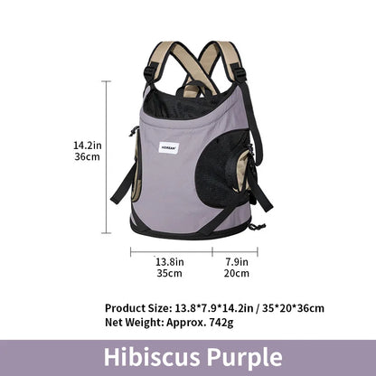 Breathable Front-Carrier Pet Backpack Chest Dog & Cat Carrier Shoulder Bag