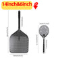 Hard-Anodized Aluminum Pizza Peel 6, 12, 13 and 14 Inch (15, 30, 33, 35.5 cm) Bread Paddle Oven Spatula