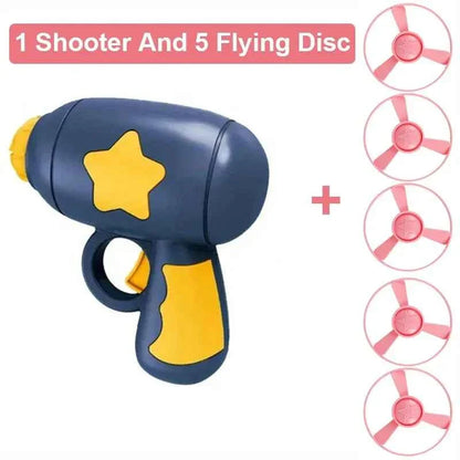 Interactive Cat Toy – Flying Disc Shooting Gun