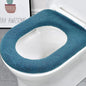 Winter Warm Toilet Seat Cover Mat Bathroom Toilet Pad Cushion with Handle Thicker Soft Washable Closestool Warmer Accessories