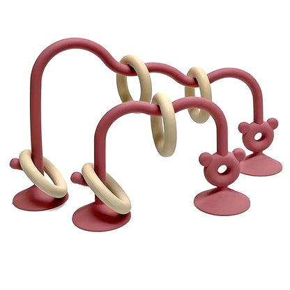 Silicone Desktop Bead Wrap Baby Learning Toy