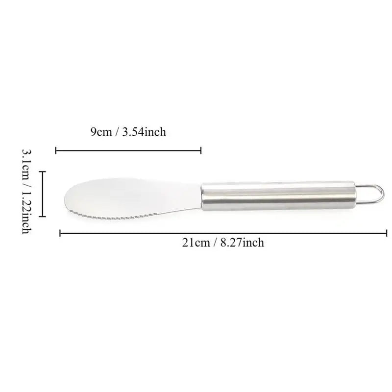 Stainless Steel Butter Spreader Knife – Mirror Polished, Dishwasher Safe, for Butter, Jam & Cheese