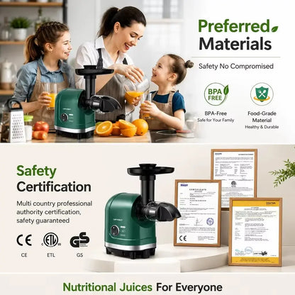 LUFVEBUT BP-8038 Slow Masticating Juicer, 200 W