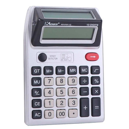Dual-Screen 12-Digit Financial Calculator Large Display Portable Accounting Calculator