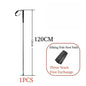 Ultralight Carbon Fiber Trekking Poles 5-Section Folding Anti-Shock Hiking and Walking Sticks 110/120/130 cm (43/47/51 in)
