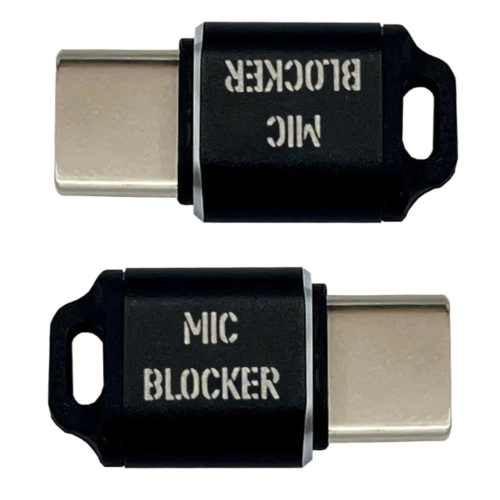 USB C MIC Blockers Lightweight Privacy Protector Multifunction Microphone Sound Security Lock for Laptops Smartphones Tablets