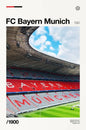 Famous Stadium Football Poster Football Fans Wall Art Decor Canvas Painting Stadium Minimalist Prints Aesthetic Wall Decoration