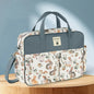 Large Capacity Waterproof Mommy Diaper Bag - Wide-Opening Travel Messenger Crossbody Nappy Bag with Organizer