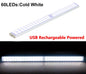 LED Under Cabinet Night Light Motion Sensor Closet Light Kitchen Bedroom Lighting Wall Lamp With Magnetic Strip USB Rechargeable