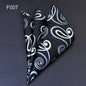 Men's Pocket Square 41 Colors - Plaid Dot Paisley Polyester Handkerchief 25 x 25 cm (9.8 x 9.8 in)