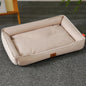 Four-Season Square Pet Bed Waterproof Thickened Bite-Resistant Dog & Cat Sofa Mattress – Sizes S-XXL (36–100 cm / 14–39 in)