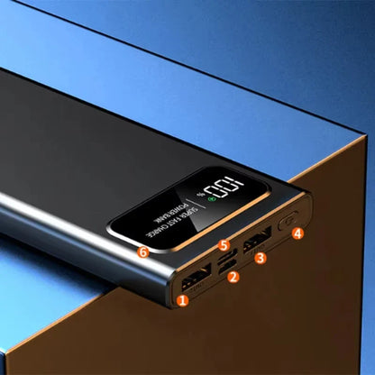200000mAh 120W Fast Charging Power Bank with Digital Display for iPhone, Samsung & Huawei