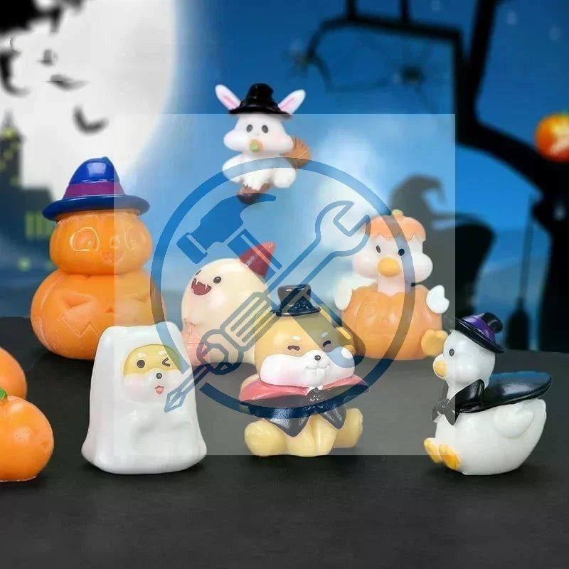 Halloween Mini Resin Figurine, 2-4cm, 16 Designs