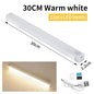 Wireless Rechargeable LED Motion Sensor Cabinet Night Light - Magnetic Under-Cabinet Light for Closet, Kitchen, Wardrobe, Stairs