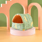 Cute Cartoon Fleece Nest for Small Pets – Hamster Guinea Pig Rat Mice, 4 Sizes S/M/L/XL (3.15–7.87 in / 8–20 cm)
