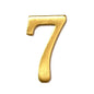 Brass House Number Self-Adhesive 3D Door Numbers Hotel Home Sticker Address Mailbox Numbers #0-9 Home Decoration