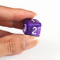 8 PCS/Lot Square Corner Dice Colorful Opaque Acrylic 6 Sided Dice  Club/Party/Family Games