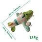 Tungsahur Italian Meme Plush Pillow Doll 9.8 x 5.1 in (25 x 13 x 13 cm) Soft Stuffed Cartoon Collectible
