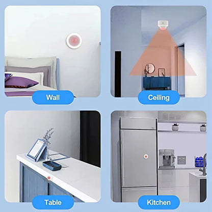 Zigbee PIR Motion Sensor & Light Detector - Smart Home Motion Sensor with Mobile App Control