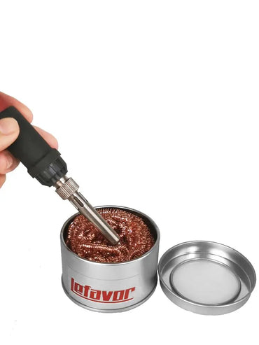 Soldering Iron Copper Wire Cleaning Ball - Tip Cleaner for Desoldering & Mesh Filter Nozzle Cleaning