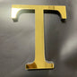 Gold Mirror 3D Letter Wall Stickers – Acrylic Peel & Stick Decor
