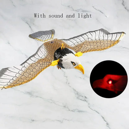 Interactive Flying Bird Cat Toy: Electric Hanging Eagle Teaser with Scratch Rope