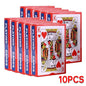 54-Card Standard Poker Deck — 1–100 Pack, 5.7 x 8.7 cm (2.24 x 3.43 in) Playing Cards for Parties & Board Games