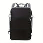 Spacious Travel Backpack – Multifunctional Carry-On with Luggage Strap, Casual Unisex Daypack