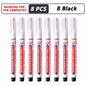 20mm Deep-Reach Long Nib Marker Pen for Wood & Metal — Waterproof Carpenter Marking Pen, 13.7cm (5.4in), Multi-Pack (1–40 pcs)