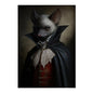 Retro Crow Witch Bat Skull Dark Academia Gothic Victorian Style Wall Art Canvas Painting Poster Print Halloween Gifts Room Decor