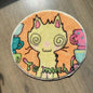 VIKAMA Cat Girl Carpet Soft Cute Children's Room Floor Mat Living Room Bedroom Bed Blanket Door Mat Home Decoration
