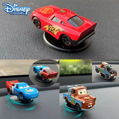 Rotating Race Car Dashboard Ornament — Spinning Center Console Toy & Cosplay Prop