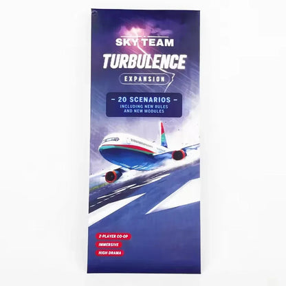 Sky Team Turbulence Expansion Board Game – 20 New Scenarios, Cooperative 2-Player, Extra Rules & Modules
